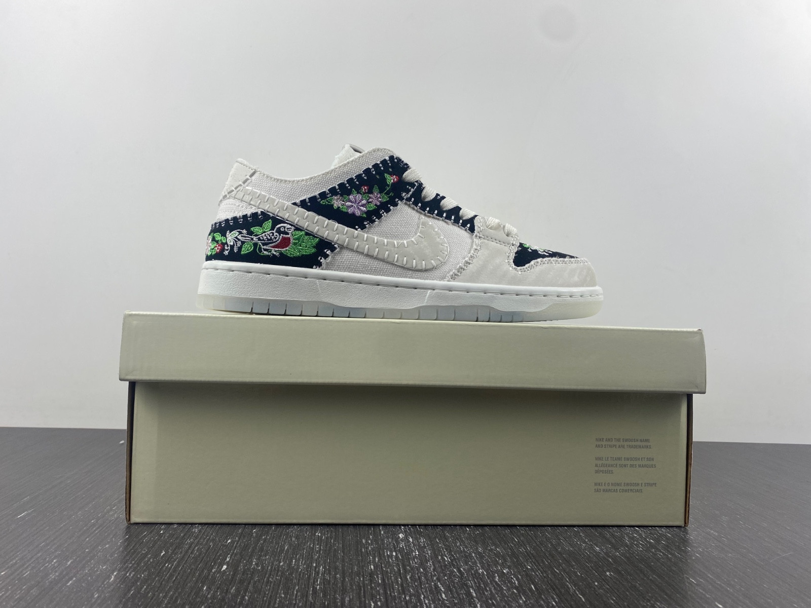 nike sb dunk low decon n7 black sail men