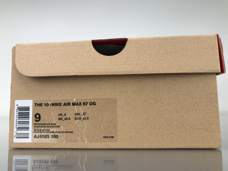 owt x air max 97 white aj4585- 100
