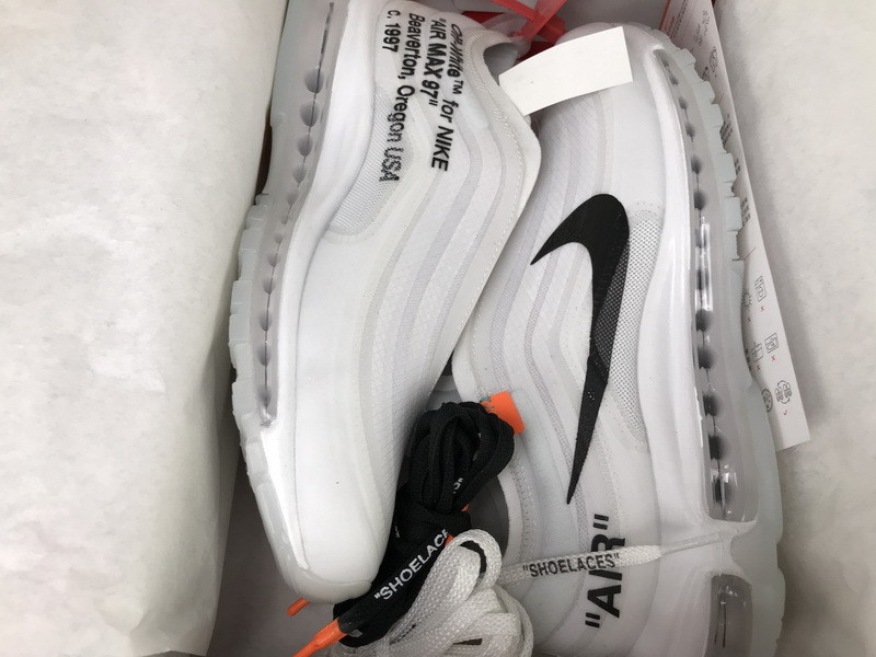 owt x air max 97 white aj4585- 100