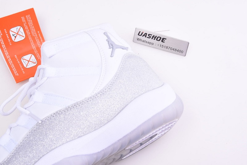 jordan 11 white metallic silver vast grey ar0715-100