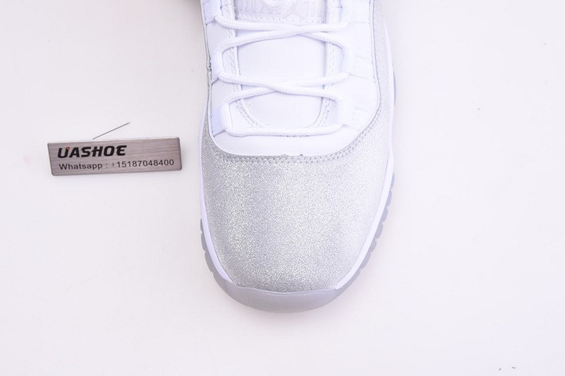 jordan 11 white metallic silver vast grey ar0715-100