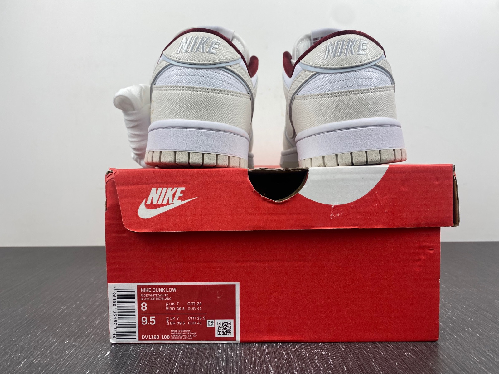 nike dunk low se just do it white phantom (women