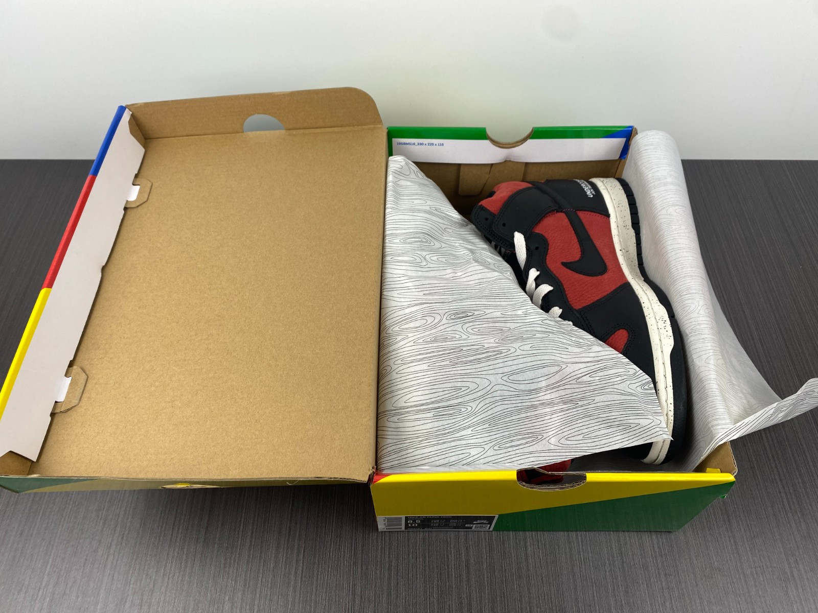 nike dunk high 1985 undercover uba - dd9401-600
