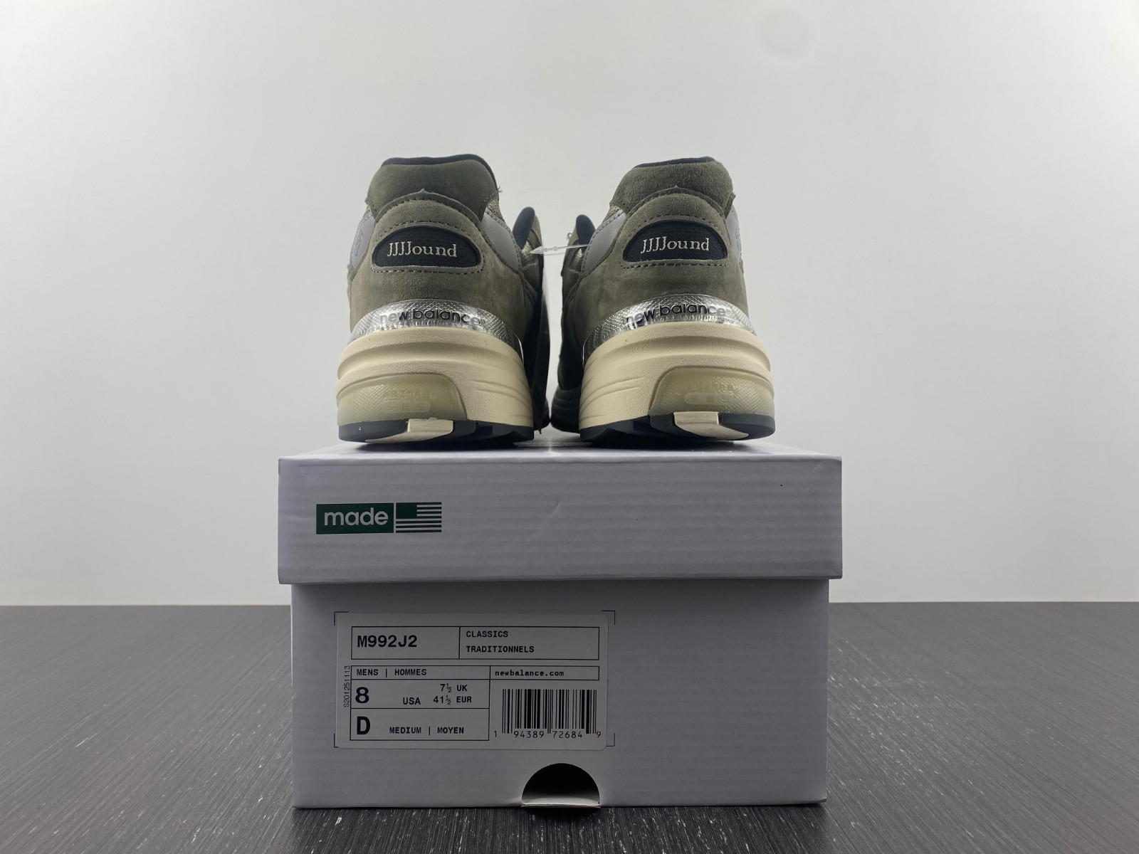 new balance 992 jjjjound grey - m992j2