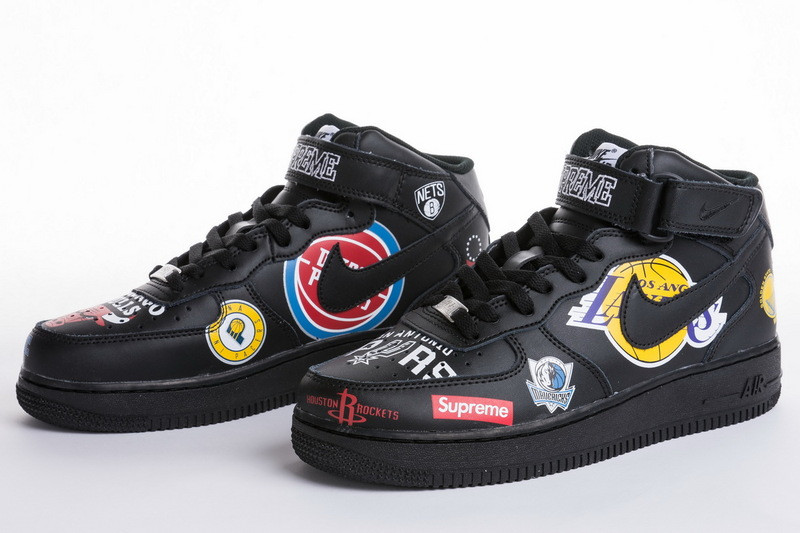nike air force 1 mid nba black aq8017-001