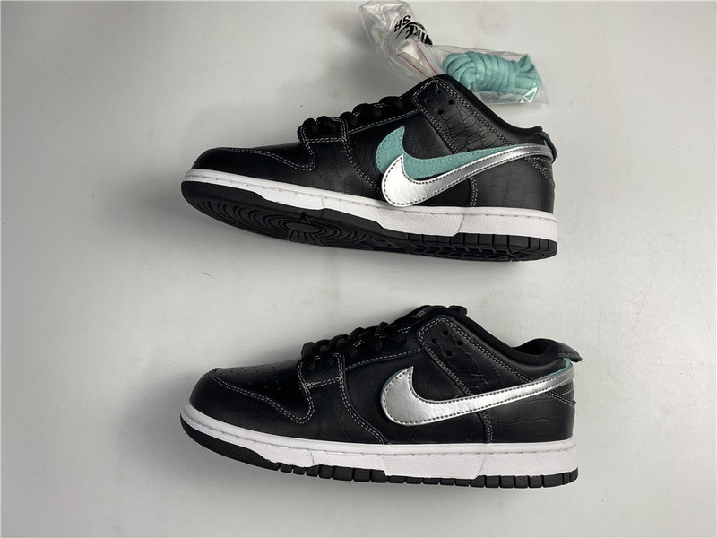 nike sb dunk low diamond supply co black diamond bv1310-001