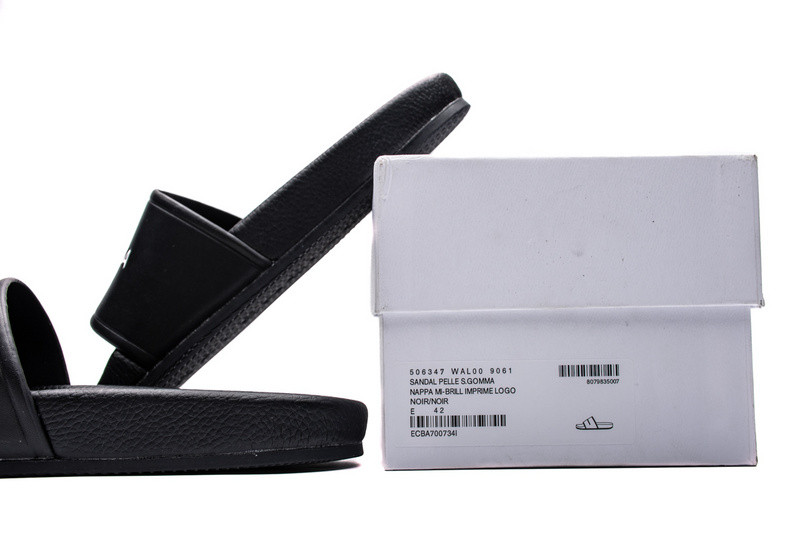 Ba*len*cia*ga slippers all black 506347- wal00 -9061