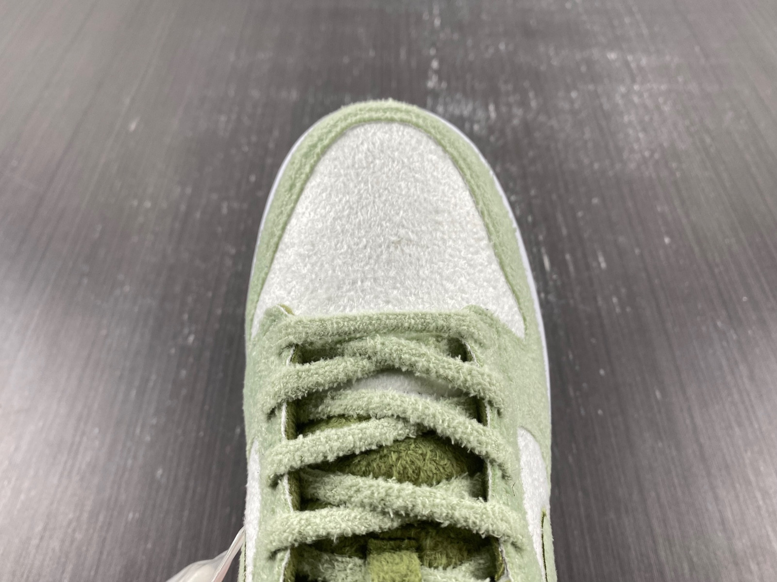 nike dunk low se fleece pack honeydew (w) dq7579-300