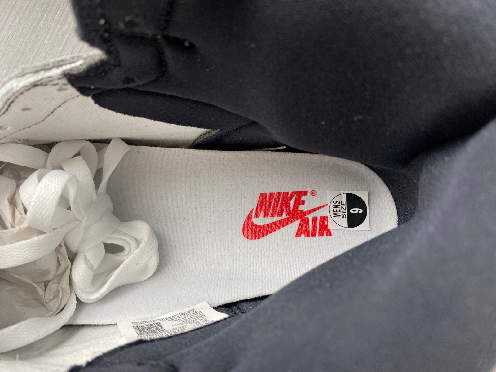 jordan 1 retro high og washed black - dz5485-051