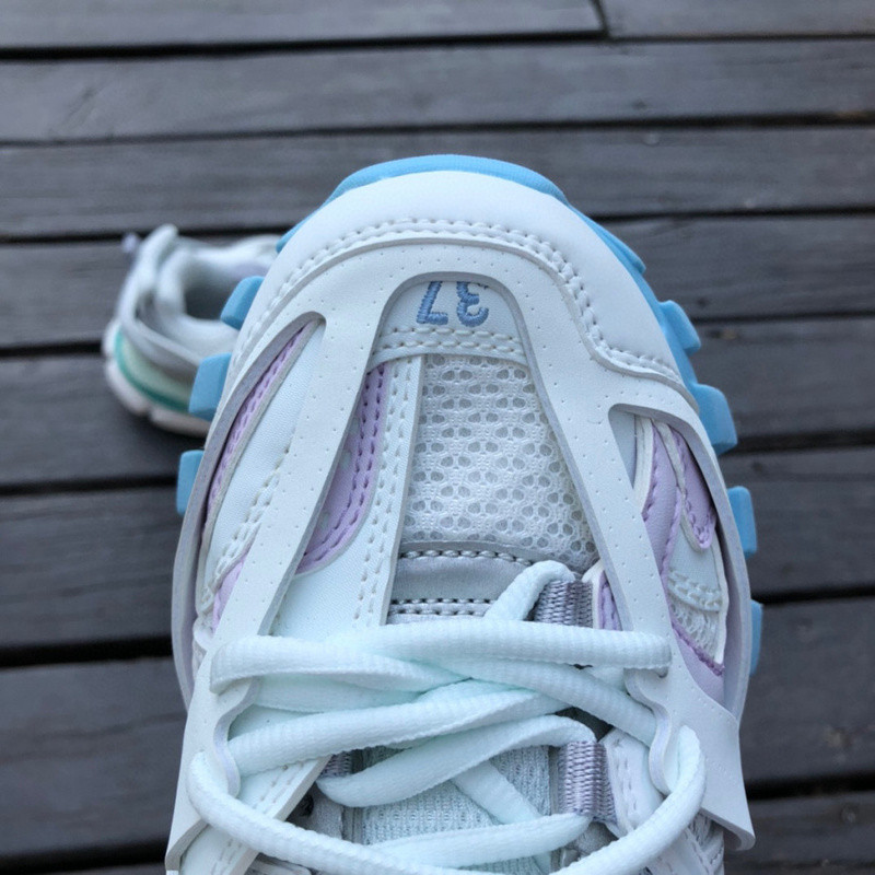 Ba*len*cia*ga 3.0 track trainer white blue pink