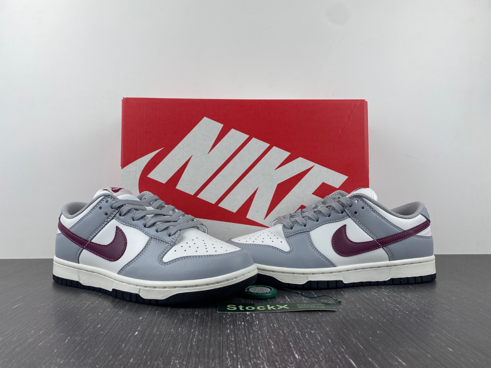 nike dunk low pale ivory redwood (women