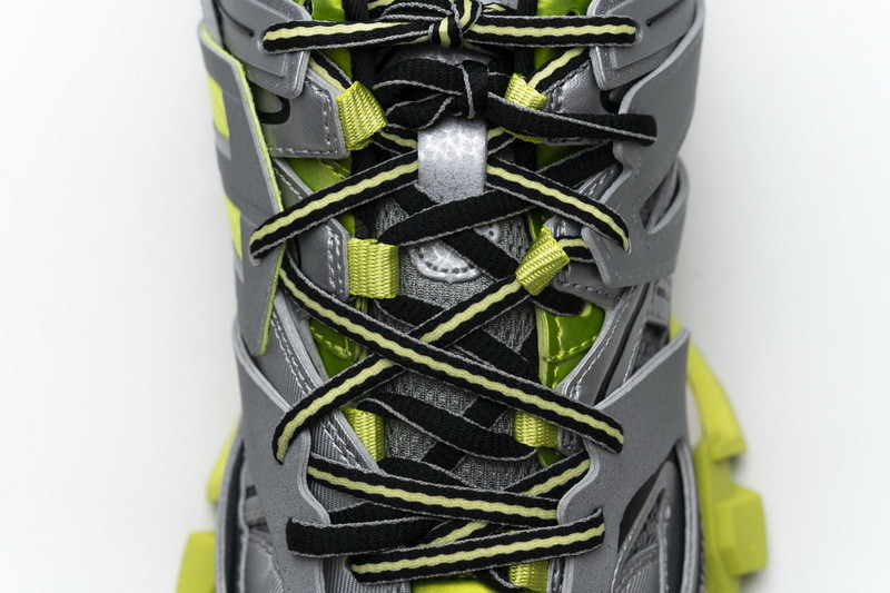 Ba*len*cia*ga track 3.0.silver green