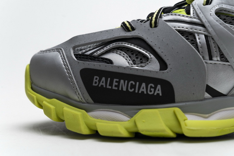 Ba*len*cia*ga track 3.0.silver green
