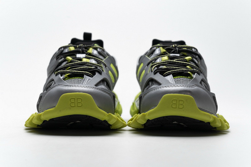 Ba*len*cia*ga track 3.0.silver green