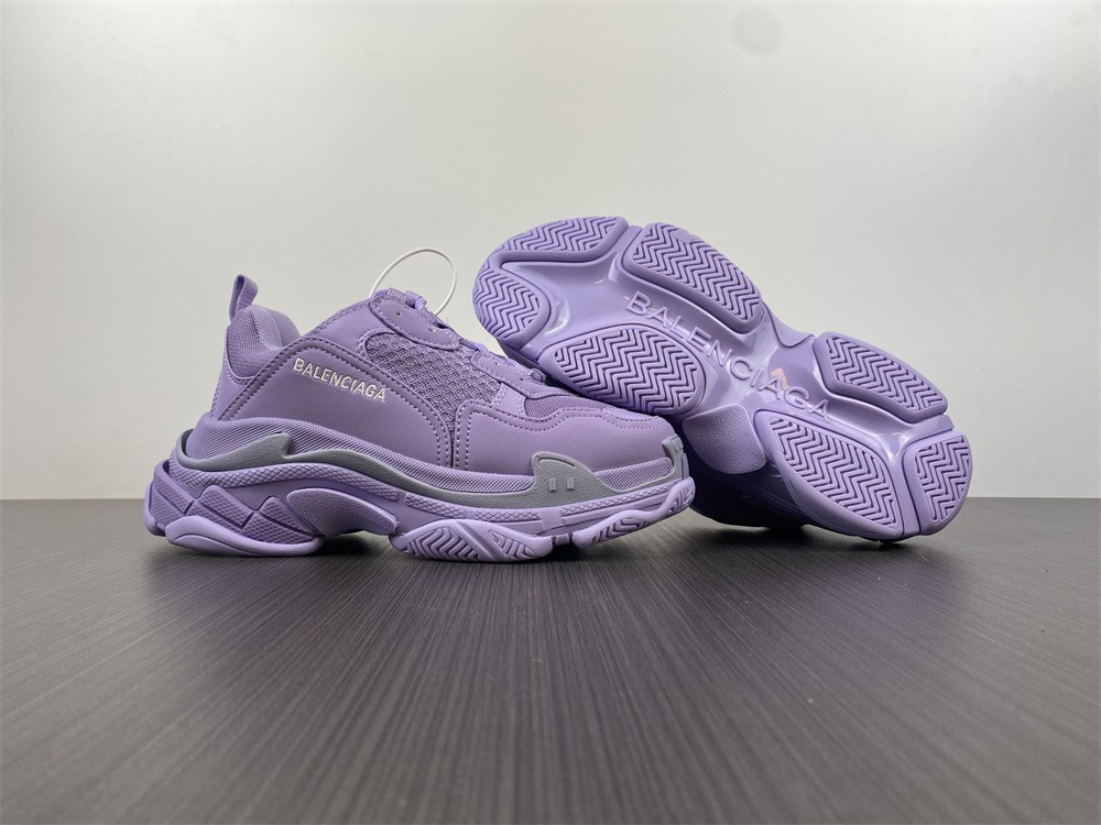 Ba*len*cia*ga triple s green purple 1.0 sneaker