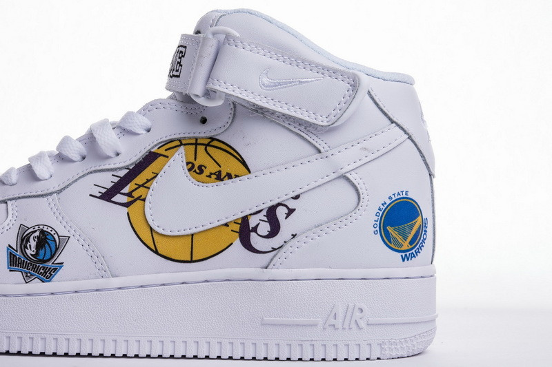 nike air force 1 mid nba white aq8017-100