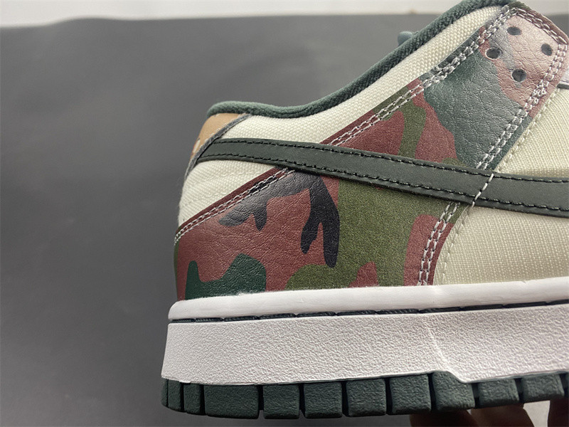 nike dunk low se sail multi-camo - dh0957-100